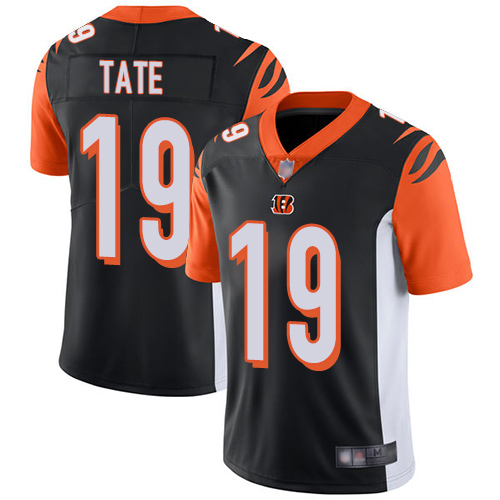 Cincinnati Bengals Limited Black Men Auden Tate Home Jersey NFL Footballl #19 Vapor Untouchable